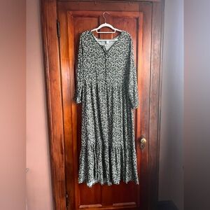 Old navy xl green and White floral Women's Dress
